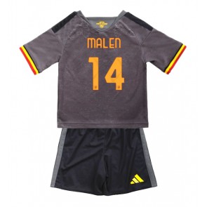 AS Roma Donyell Malen #14 Replika Tredje Tröja Barn 2026-27 Kortärmad (+ Korta byxor)
